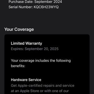 Apple Limited Warranty Coverage